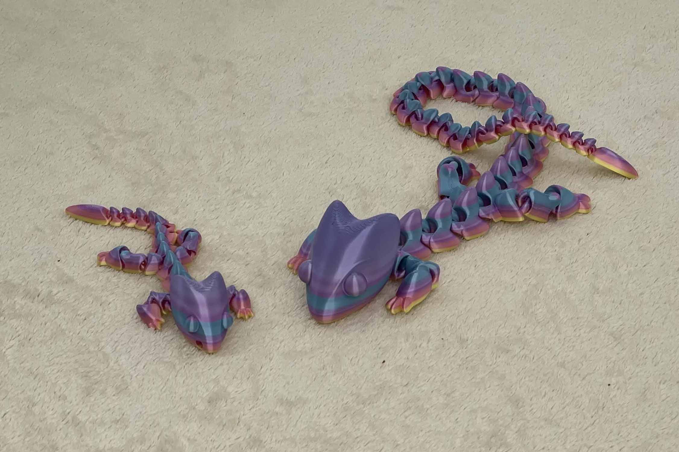 Pohyblivá jašterica - kľúčenka