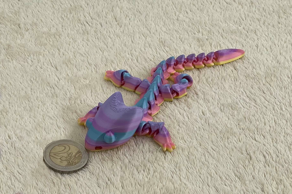 Pohyblivá jašterica - kľúčenka